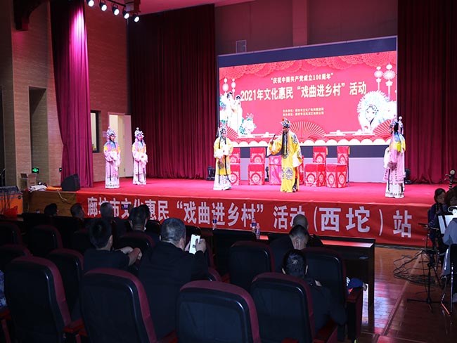 5月10日廊坊市龍鳳演藝公司在霸州縣西坨村文化惠民演出評劇《打金枝》2.JPG